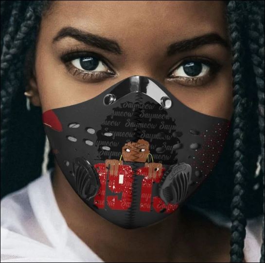 Delta Sigma Theta filter activated carbon Pm 2.5 Fm face mask