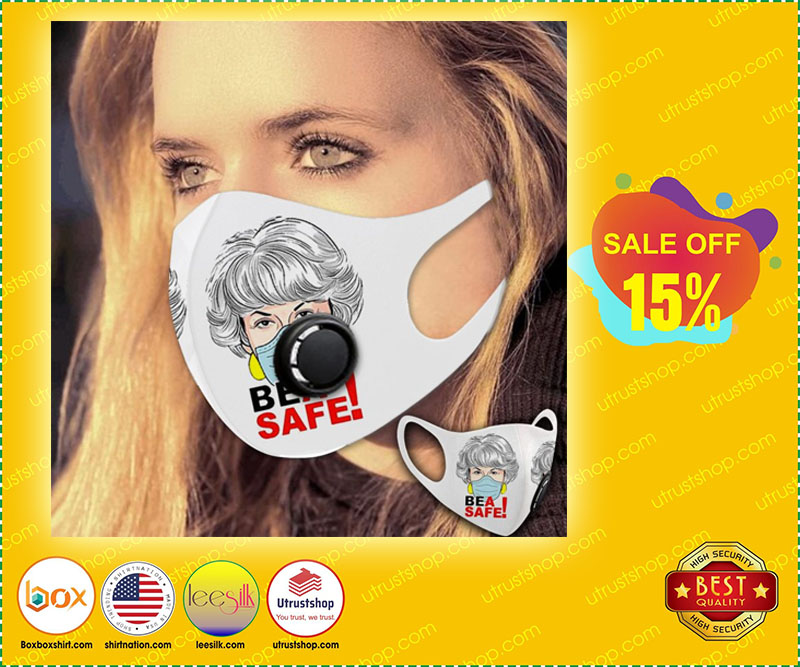 Golden girl safe face mask 3