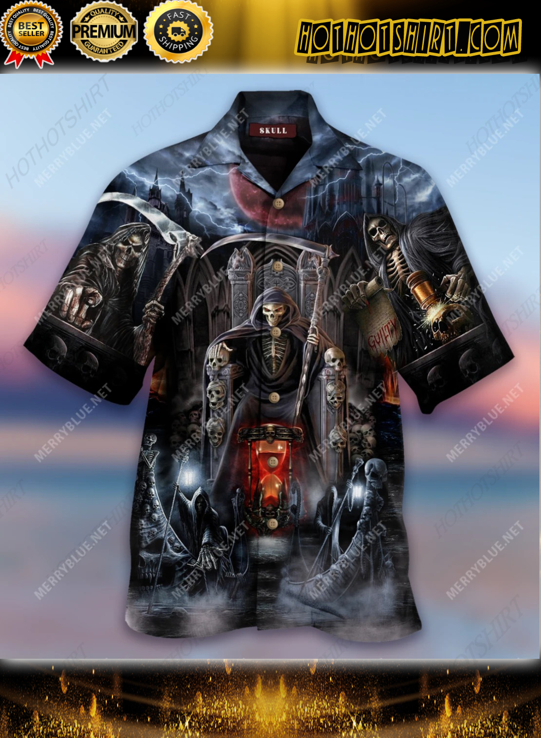 And Death Will Have His Day Short Sleeve Shirt 1