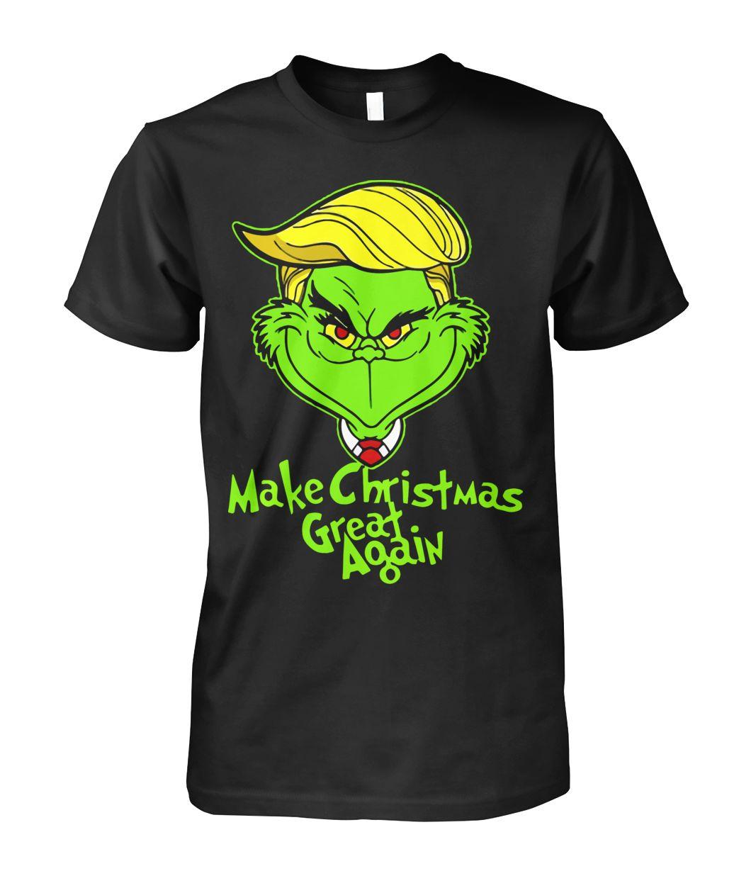 Trump Grinch Make Christmas Great Again men t-shirt