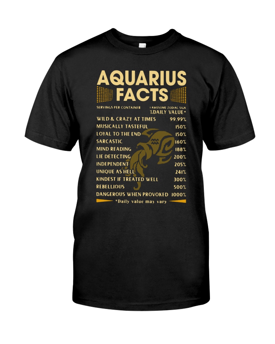 Aquarius Facts shirt