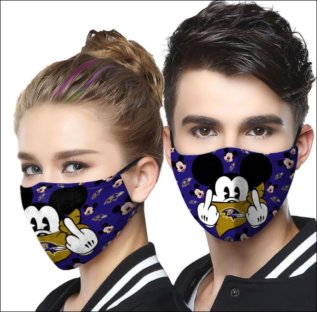 Baltimore Ravens Mickey mouse face mask