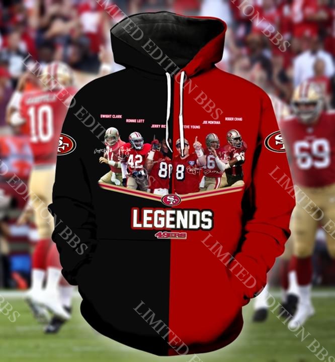 San Francisco 49ers legends full over print hoodie