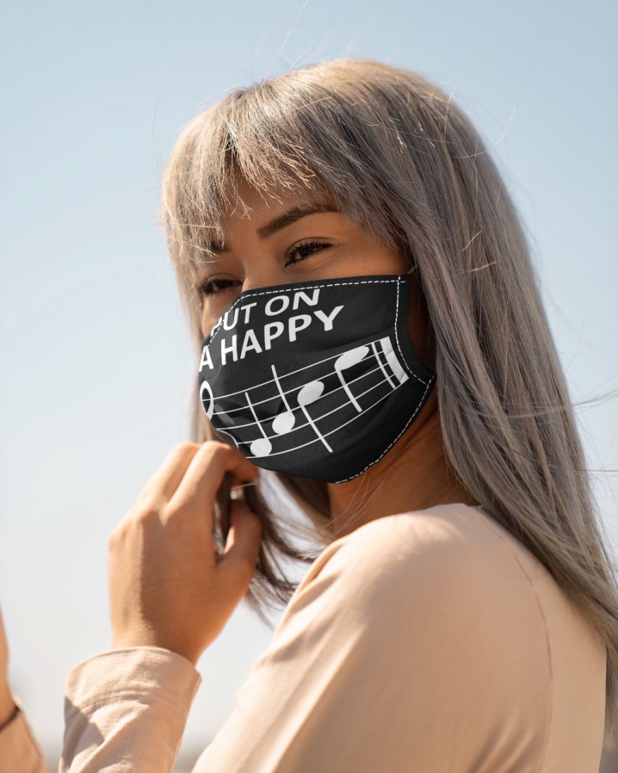 Music put on a happy face mask 3