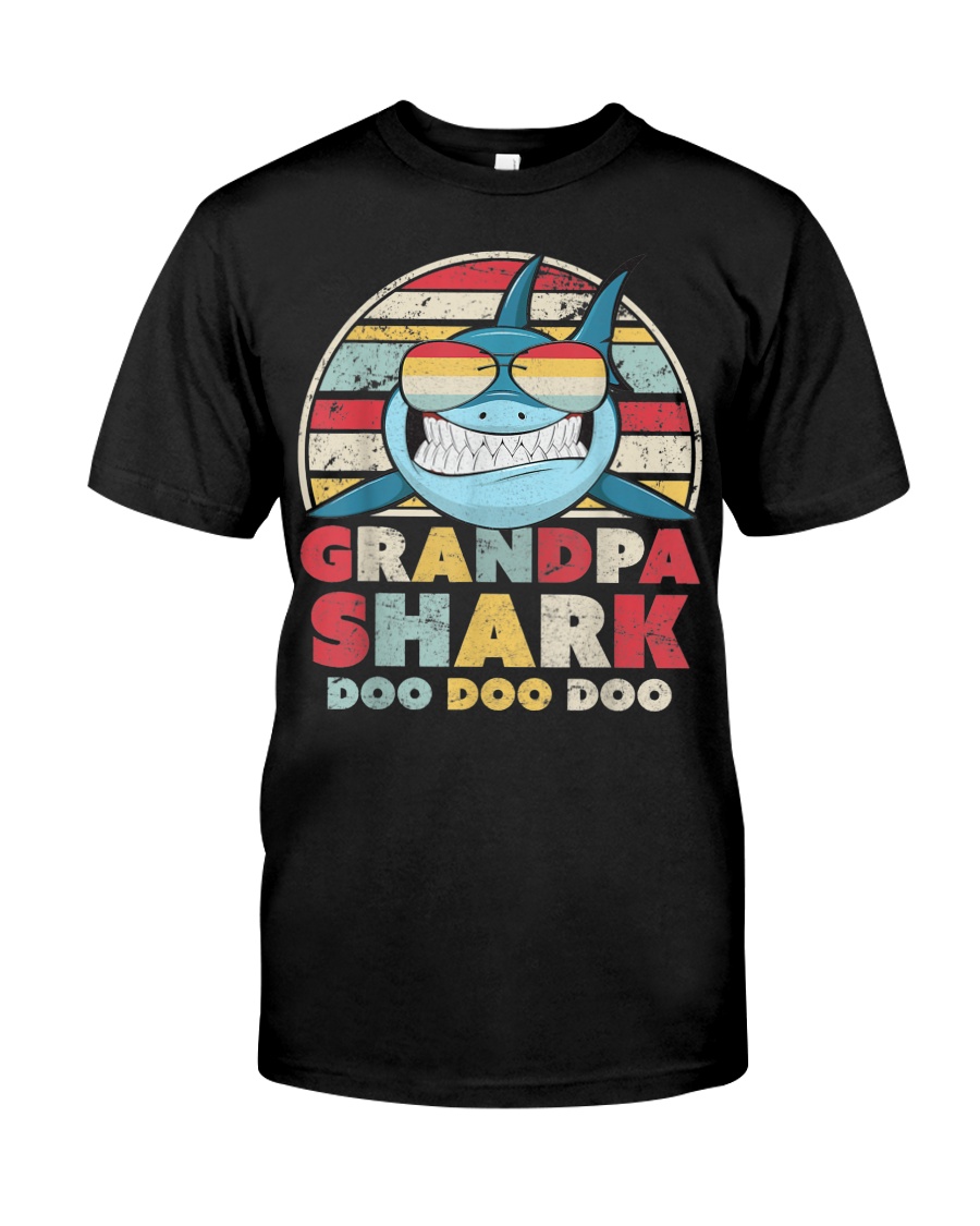 Grandpa Shark T-Shirt Doo Doo Doo shirt