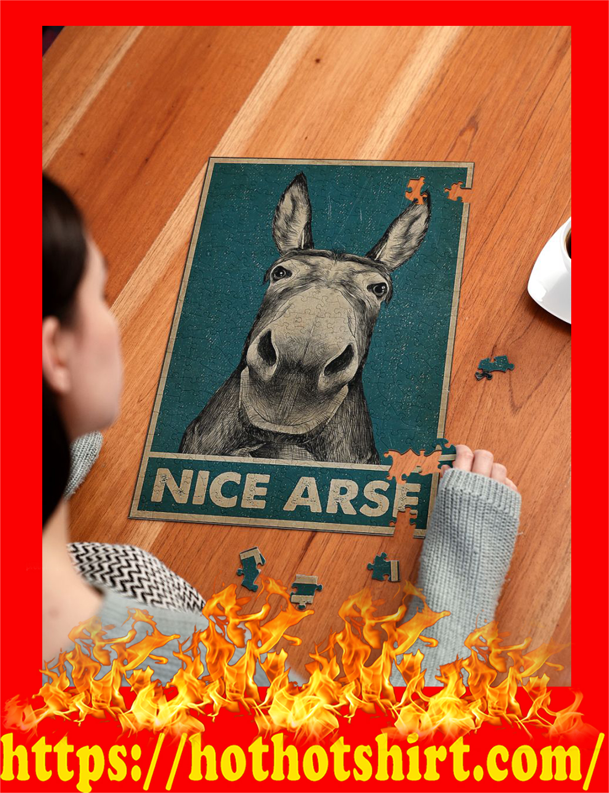 Donkey Nice Arse Jigsaw Puzzles - pic 2