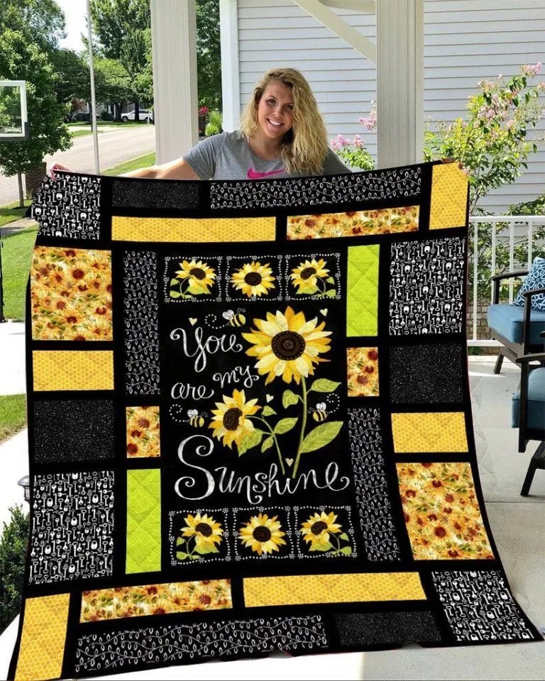 Sunflower You are my sunshine quilt- LIMITED EDITION BBS