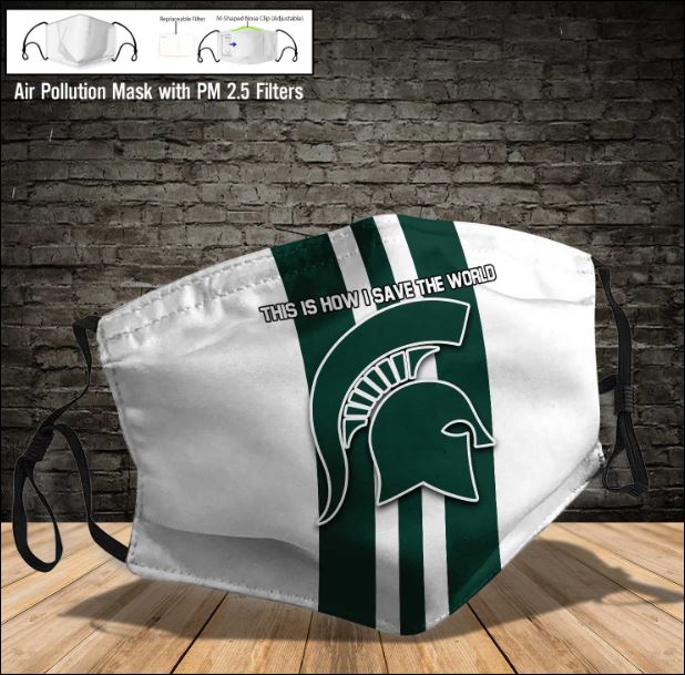 Michigan State Spartans face mask