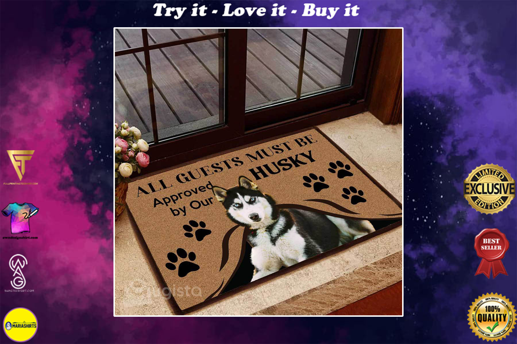 [special edition] all guests must be approved by our husky doormat – maria