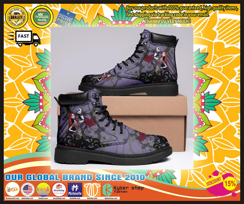 Jack skellington and Sally timberland boots – LIMITED EDTION