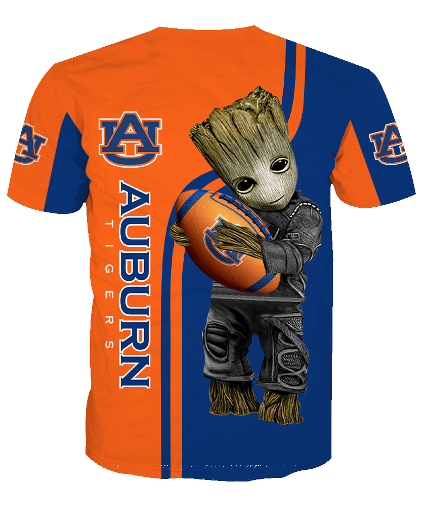 NCAA Auburn Tigers Groot 3d shirt, hoodie 4