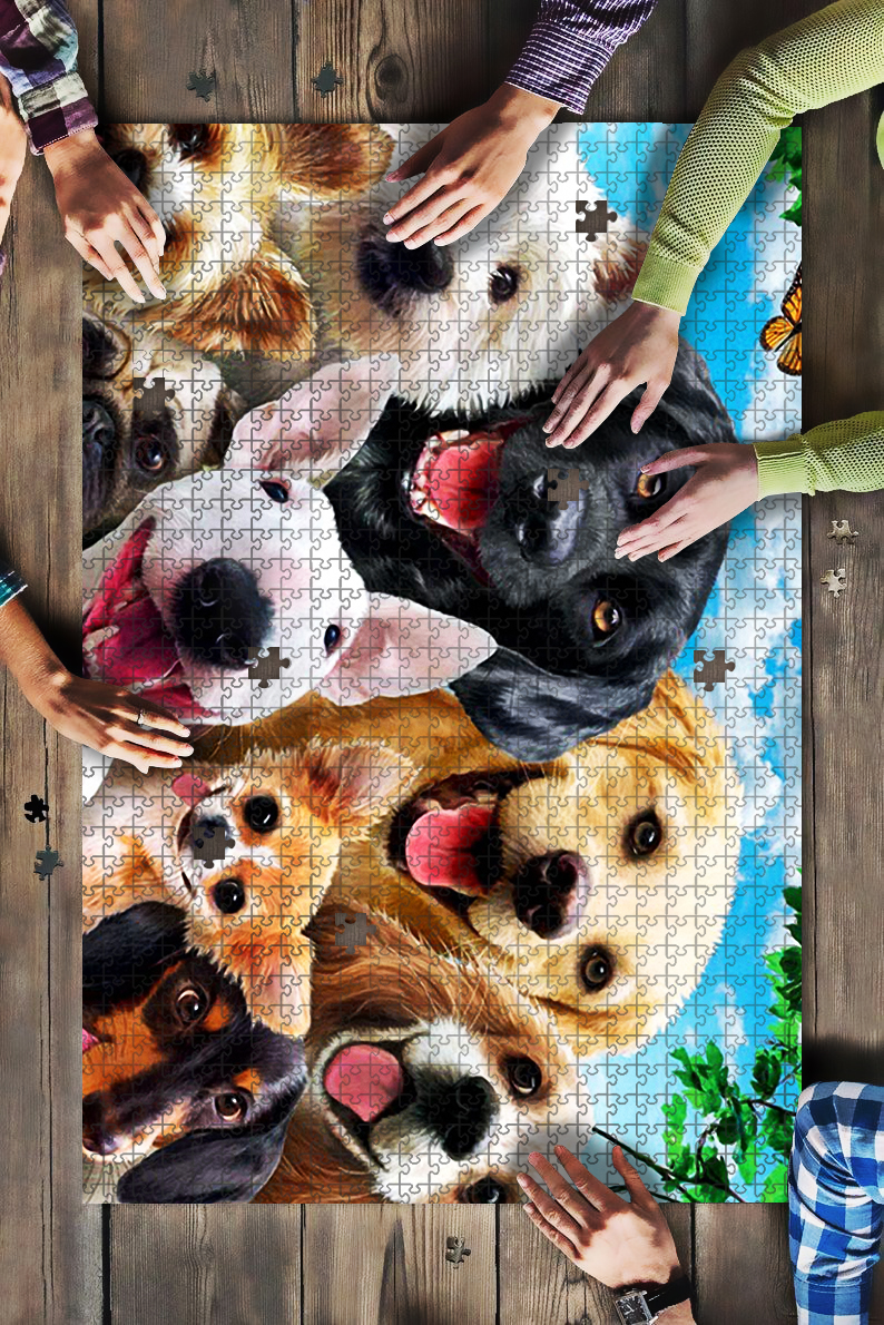 Dog Selfie Jigsaw Puzzle
