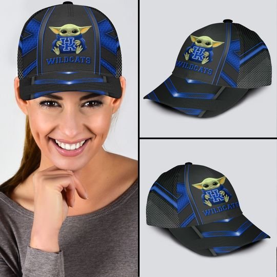 2-Kentucky Wildcats And Baby Yoda Classic Cap (2)