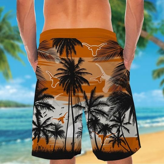 22-Texas Longhorns Tropical Hawaiian Shirt Short (4)