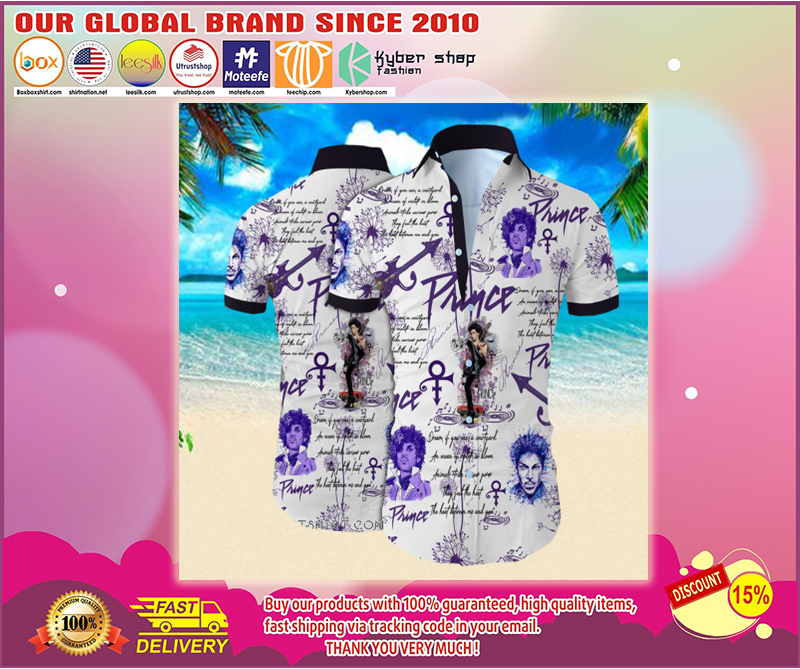 Prince all over printed hawaiian shirt 1