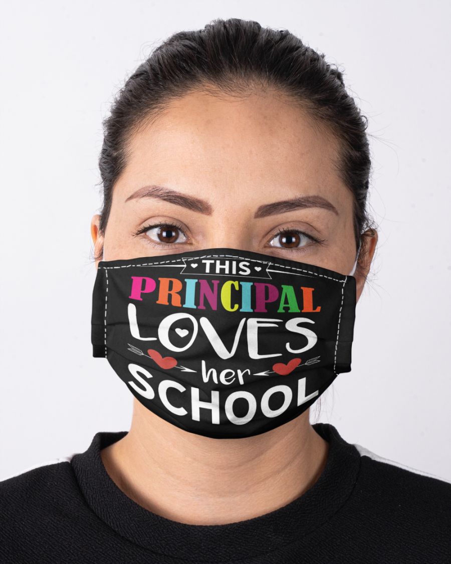 This principal loves her school face mask