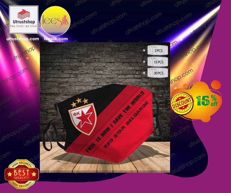 Red Star Belgrade 3d face mask – LIMITED EDITION