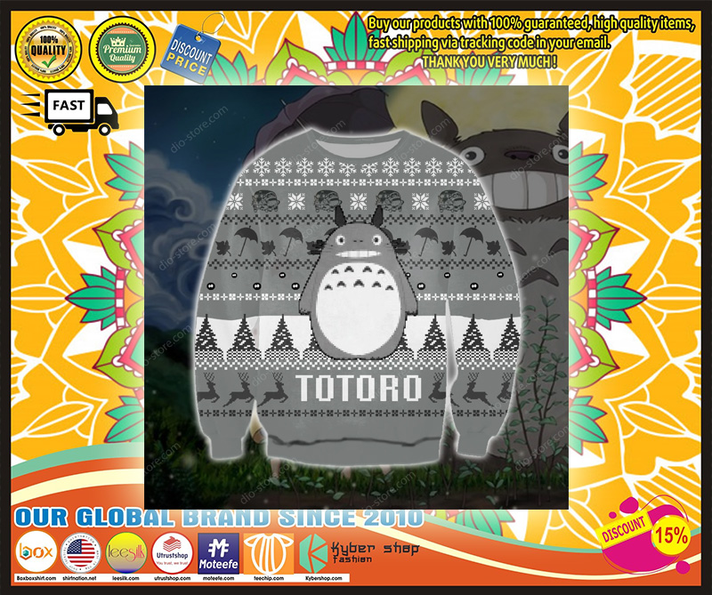 FUNNY TOTORO UGLY CHRISTMAS SWEATER