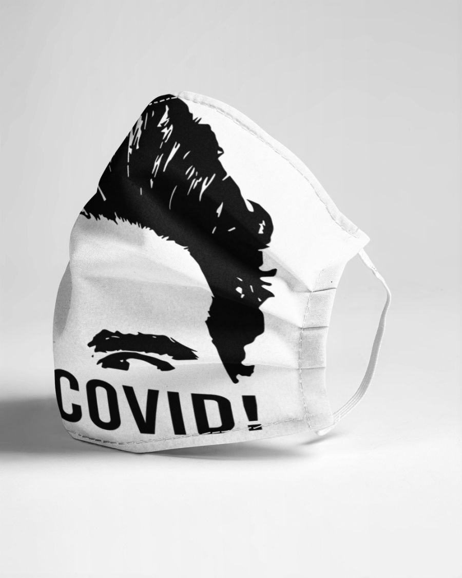 Ew covid with man face mask edge
