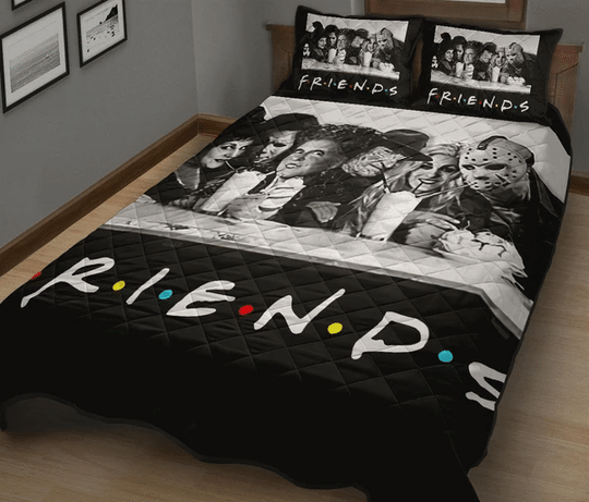 Friends TV Halloween Horror Movie Quilt Beding Set4