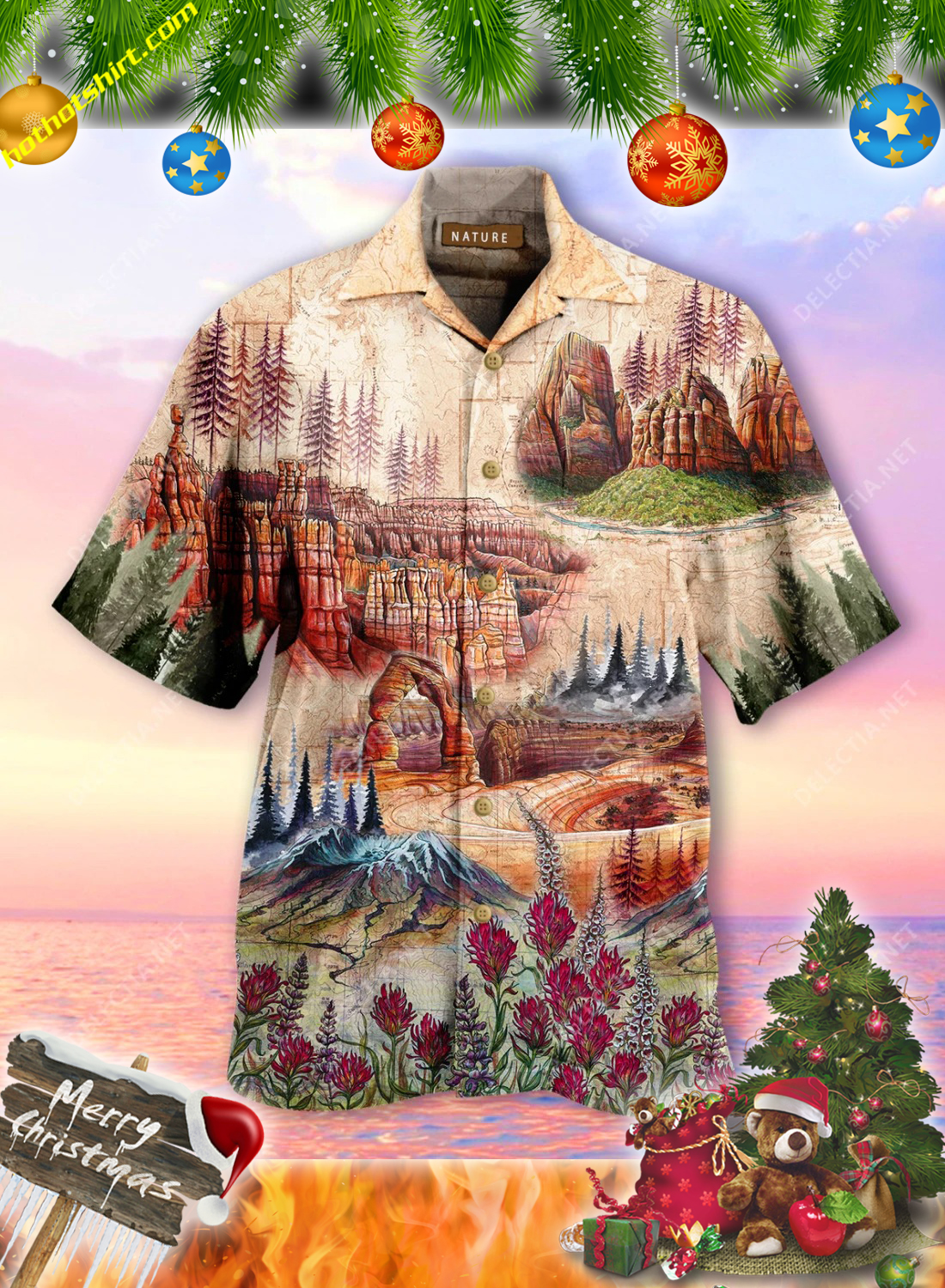 Amazing Landscape In National Parks Unisex Hawaiian Shirt 1