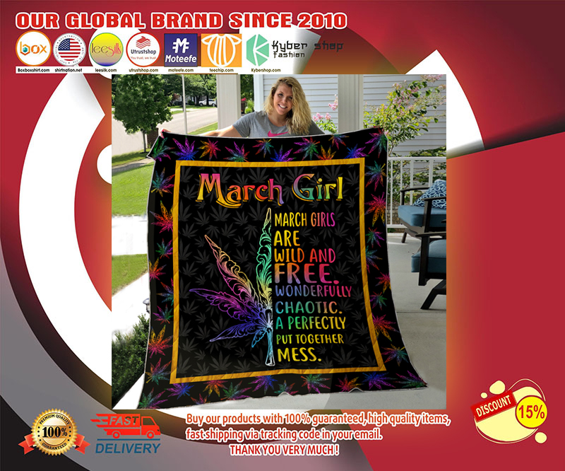 Weed March girl are wild and free winderfully chaotic quilt 4