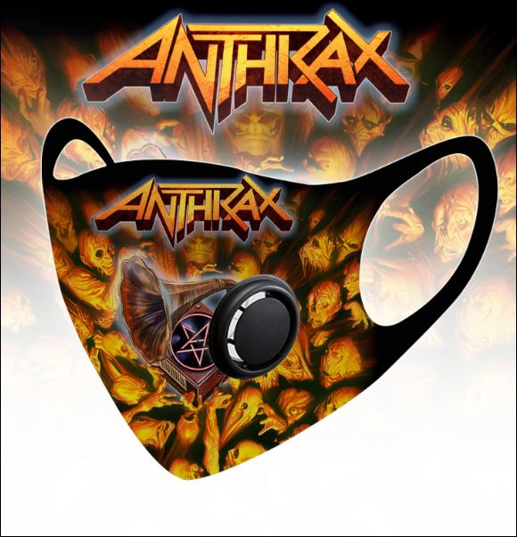 Anthrax filter activated carbon face mask