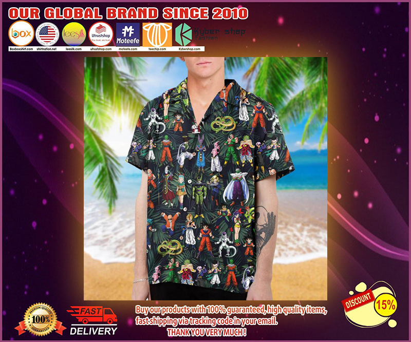 Dragon Ball hawaiian shirt 1
