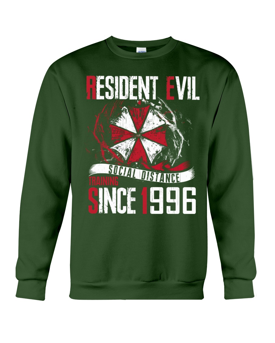 Resident Evil Social Distance Training Since 1996 hoodie