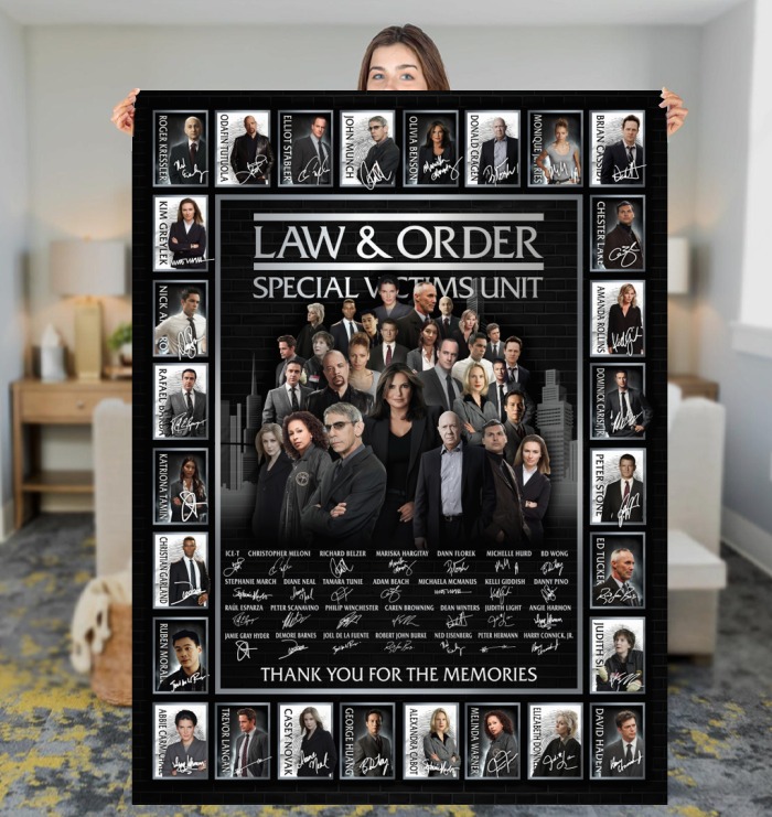 Law and order special victims unit actor signatures blanket 3