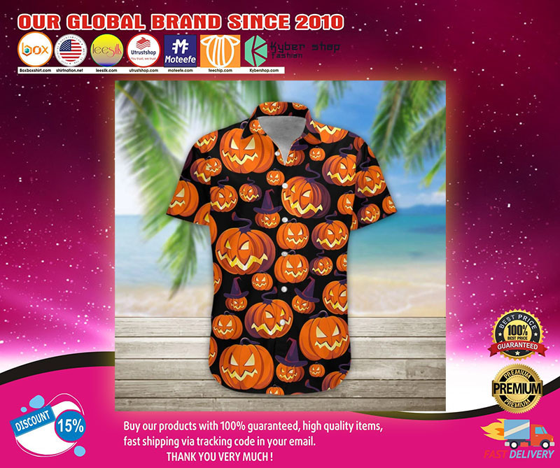 Halloween pumpkin Hawaiian Shirt