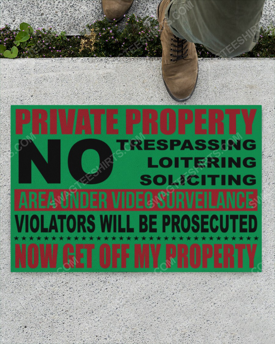 Private property now get off my property doormat 1(1)