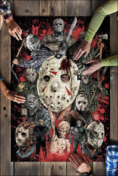 Horror movie characters Jigsaw Puzzle – dnstyles
