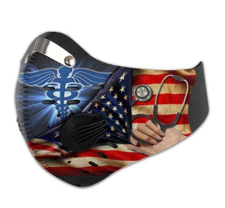 Nurse Medical Symbol Filter Activated Carbon Pm 2.5 Fm Face Mask