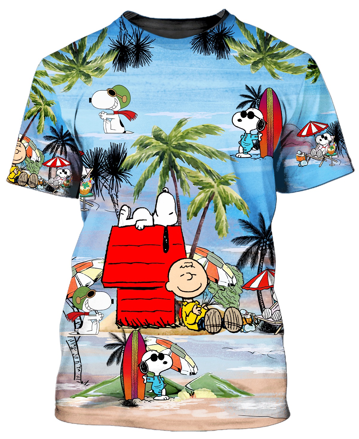 Snoopy summer time 3d t-shirt