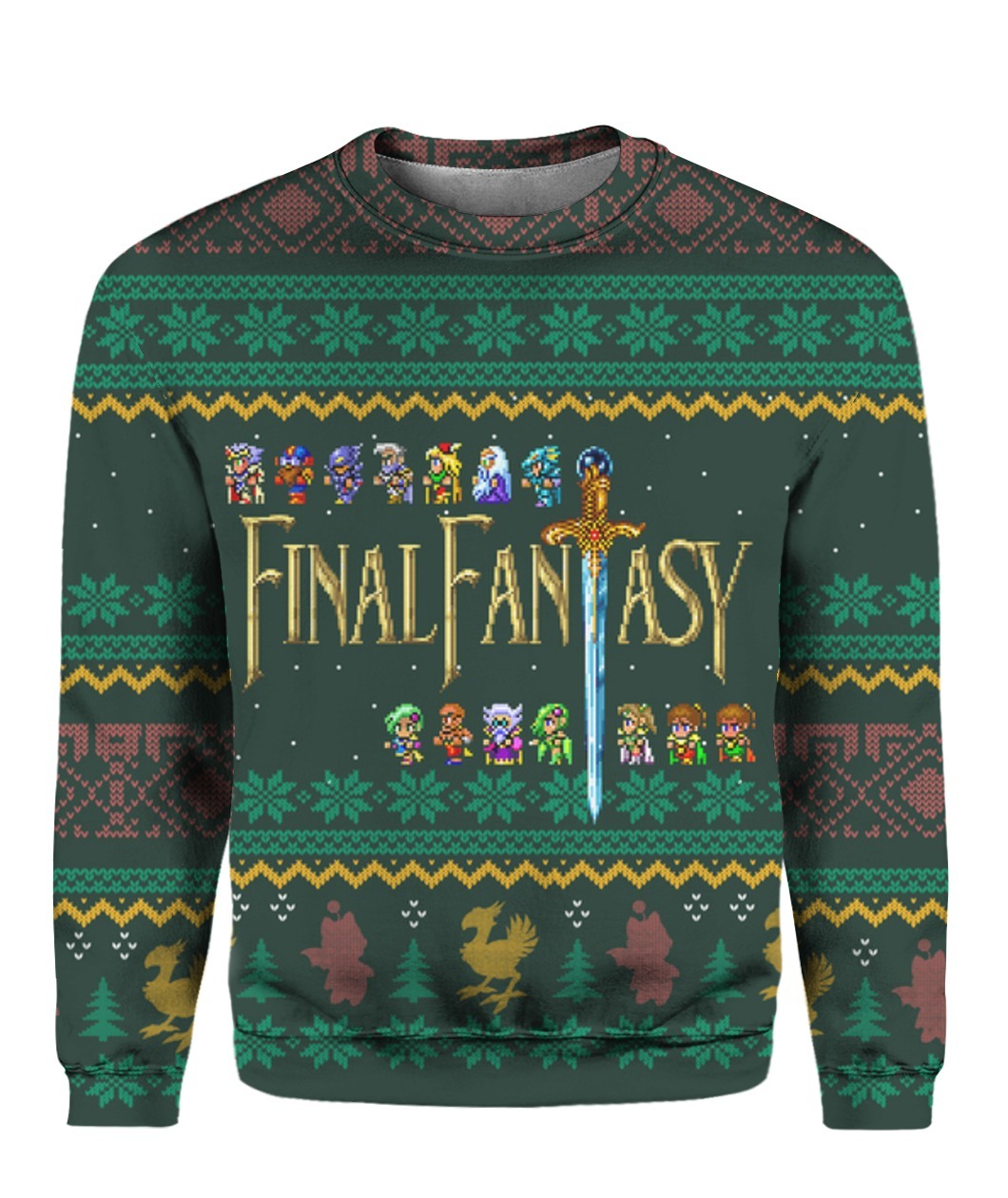 Final Fantansy ugly Christmas sweater- LIMITED EDITION BBS