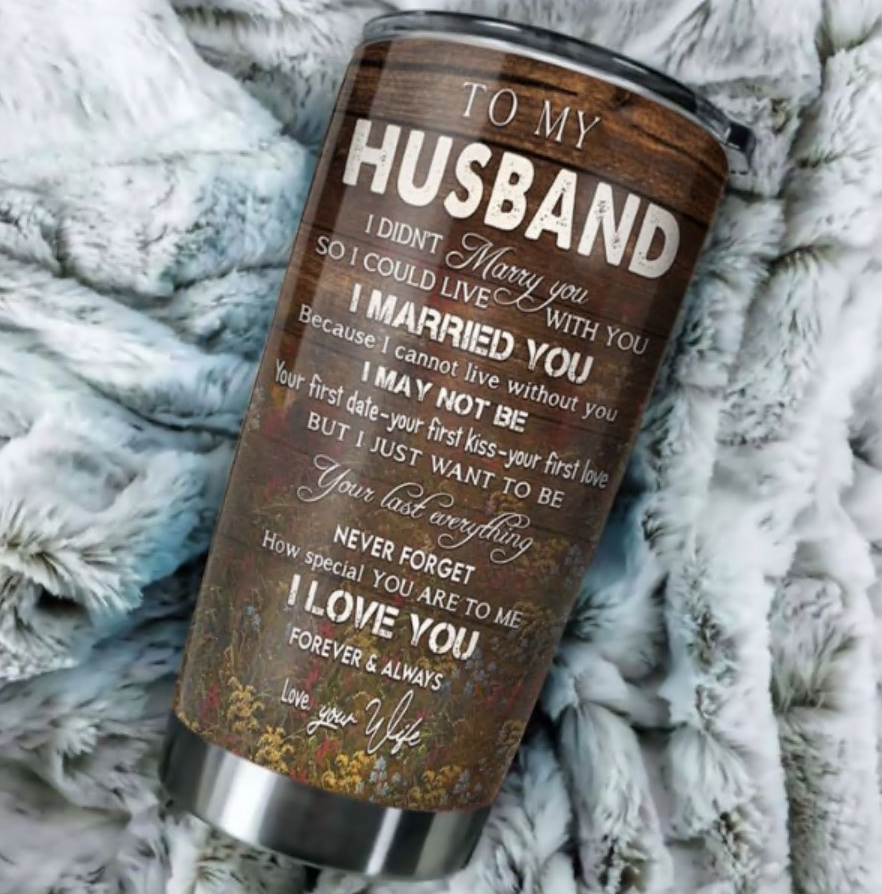 Deer to my husband you and me we got this tumbler 2