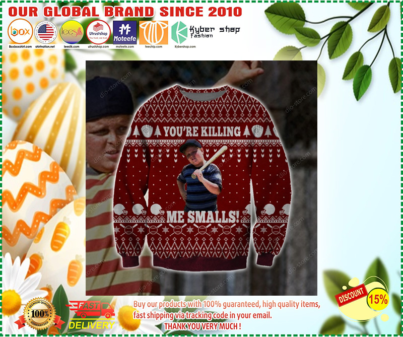 You're killing smalls knitting ugly christmas sweater 2