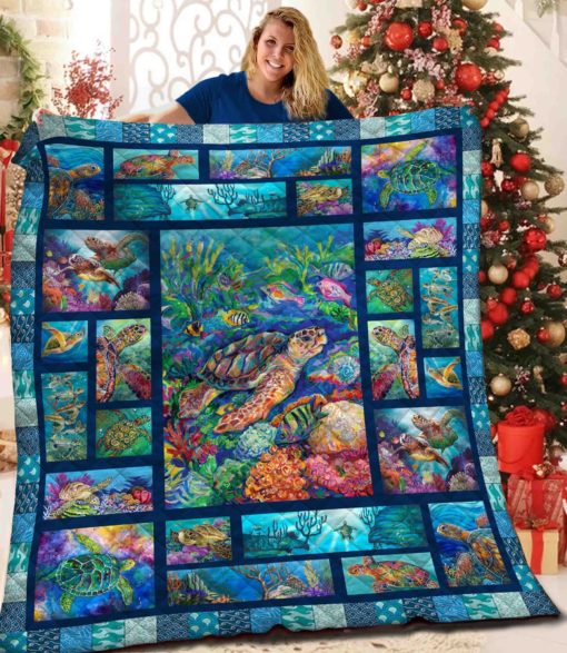 Save the sea turtle quilt 1