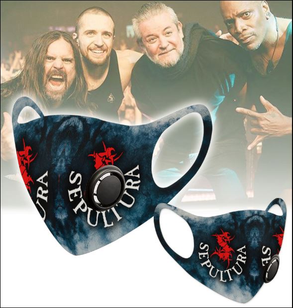 Sepultura filter activated carbon face mask 1