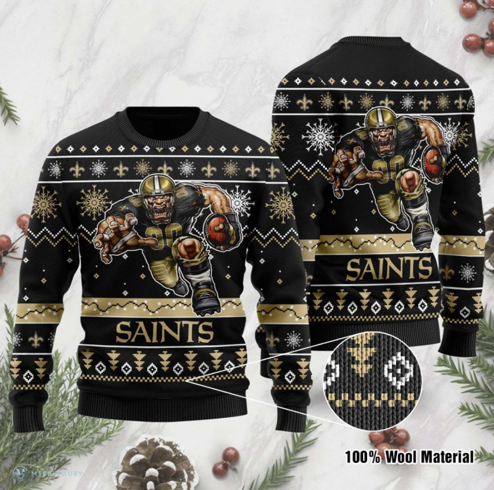 New Orleans Saints ugly sweater