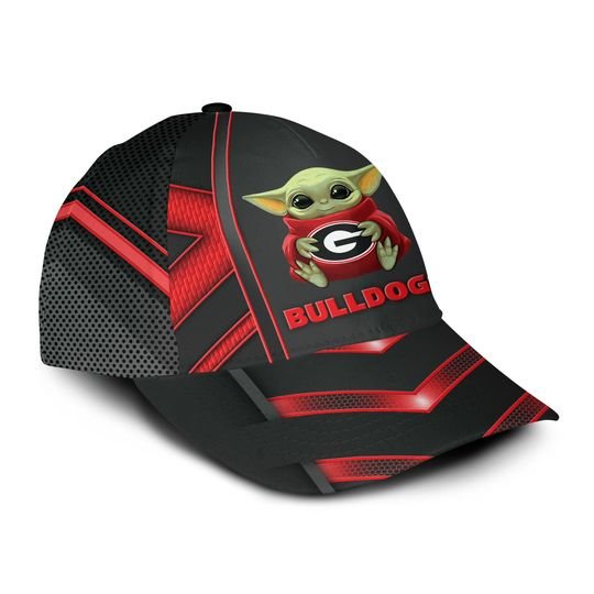 6-Georgia Bulldogs And Baby Yoda Classic Cap (4)