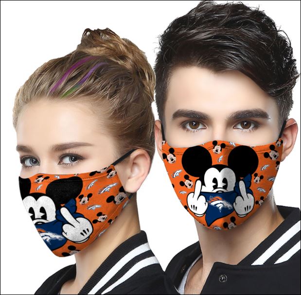 Denver Broncos Mickey mouse face mask