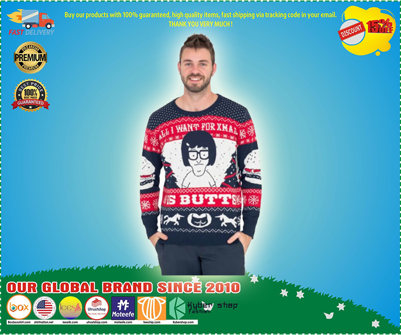 All I Want for Xmas is Butts Christmas Sweater 2