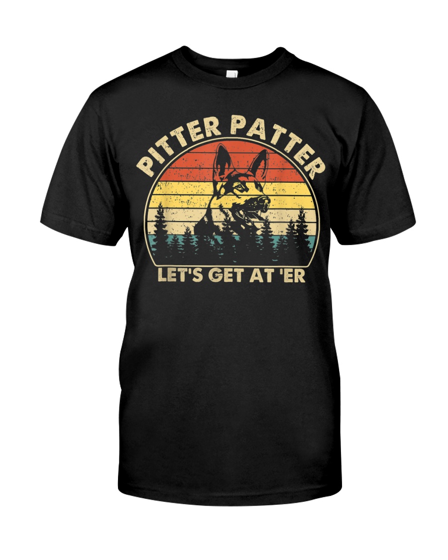Pitter Patter German Shepherd Dog Funny shirt