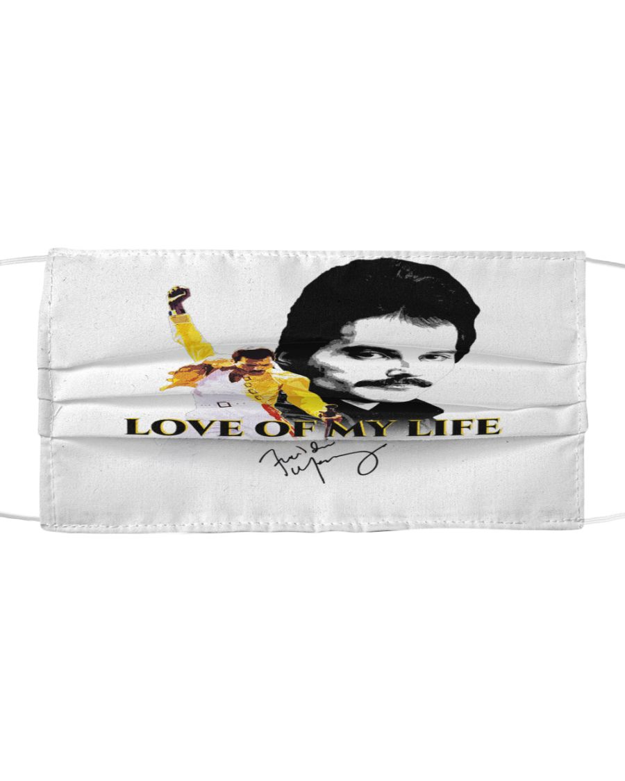 Freddie mercury love of my life signature face mask - pic 3