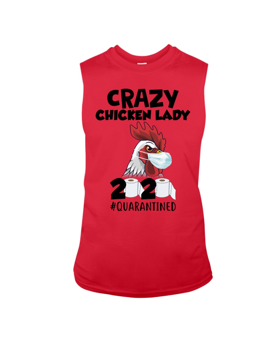 Crazy Chicken Lady 2020 quarantined tank top