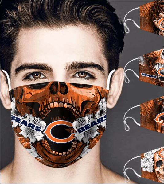 Chicago Bears skull face mask