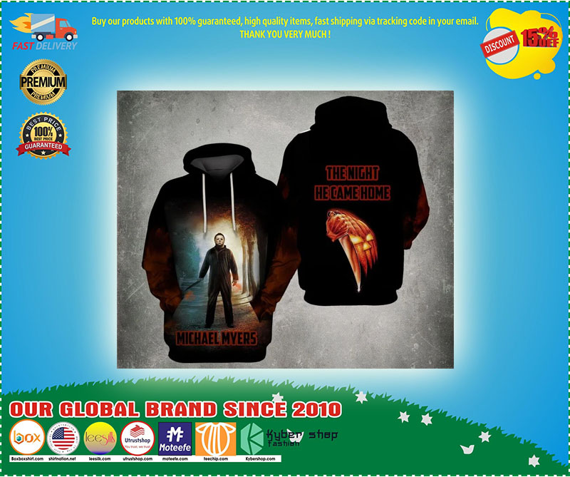 The night he came home Michael Myers 3d hoodie 2