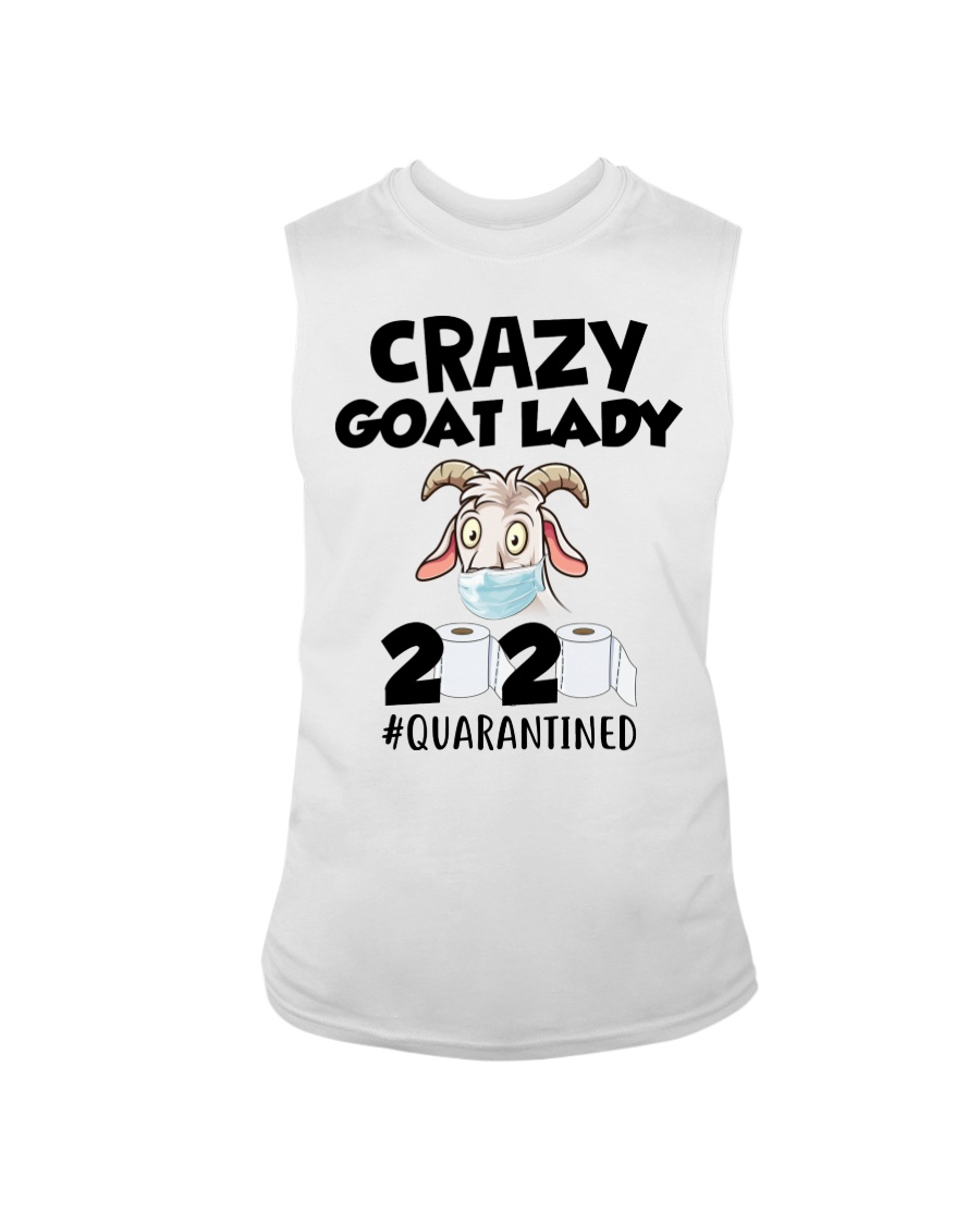 Crazy Goat Lady 2020 quarantined lady tank top